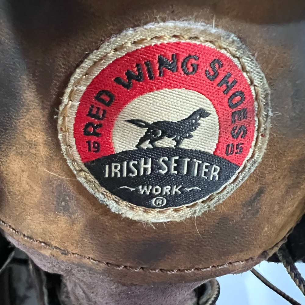 Irish Setter by Red Wings Dark Brown Leather work boots Men’s 11.5 - Picture 4 of 7